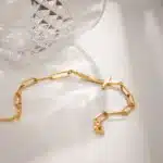 Bracelet classique croix en cristal 6