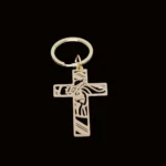 Porte-clés pendentif croix de Jésus 5
