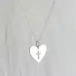 Collier cœur évidé 3