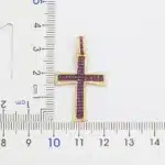 Collier croix en cristal 6