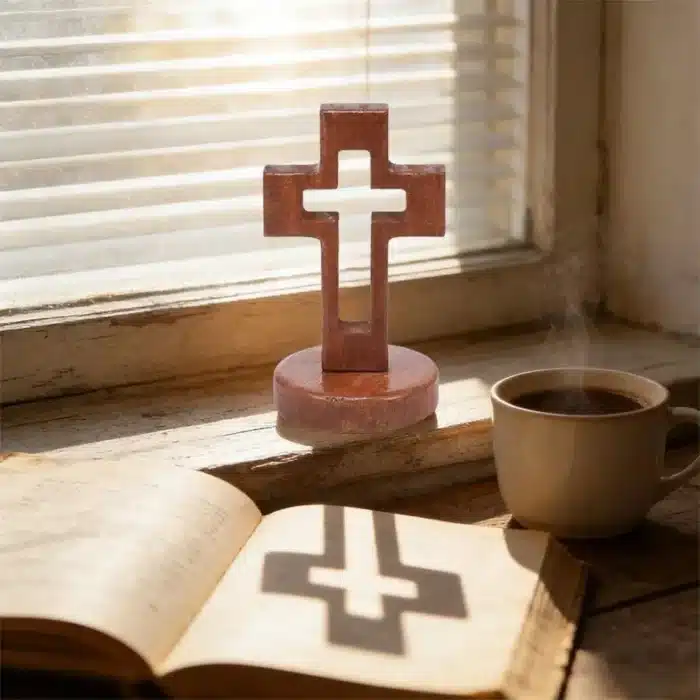 Croix décorative en bois 3