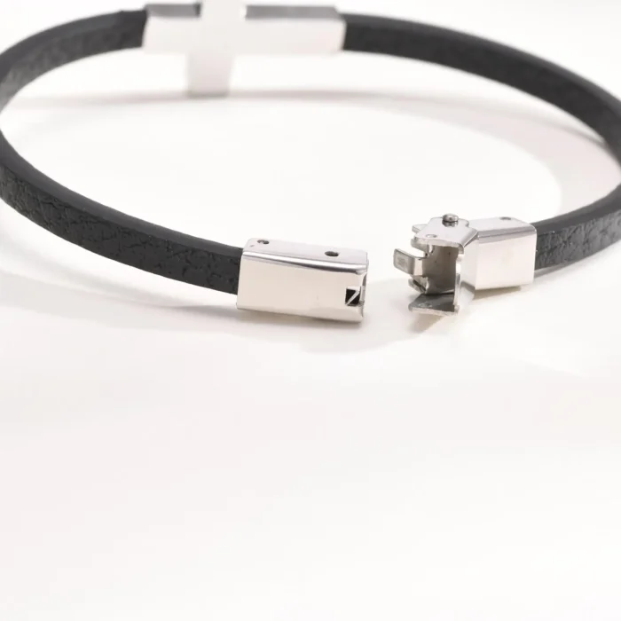 Bracelet croisé en cuir 6
